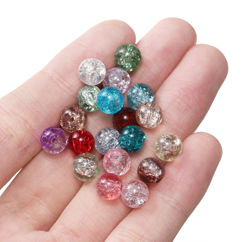 St.%20kunkka%2050Pcs%208mm%20Monochrome%20Popcorn%20Beads%20Crack%20Beads%20Glass%20Beads%20Cracked%20Burst%20Beads%20Fashion%20Accessories%20for%20Handmade%20diy%20Bracelet%20Necklace%20Jewelry%20-%20Image%204