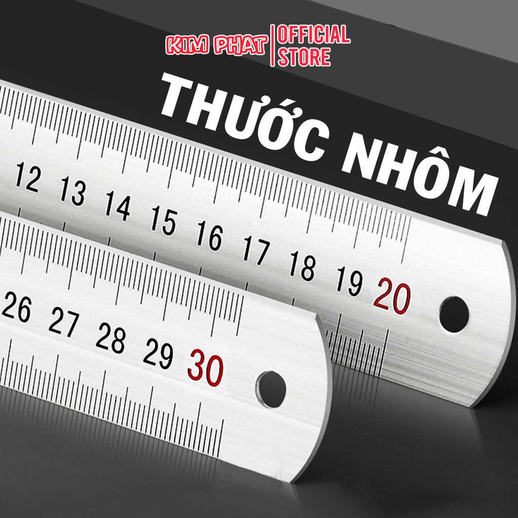 Thước lá, thước kẻ nhôm mg arln 0483 và arln 0484