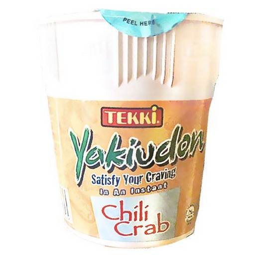 ☂1pc 77g Tekki Yakiudon Chili Crab Instant Noodles 7Eleven Lazada PH
