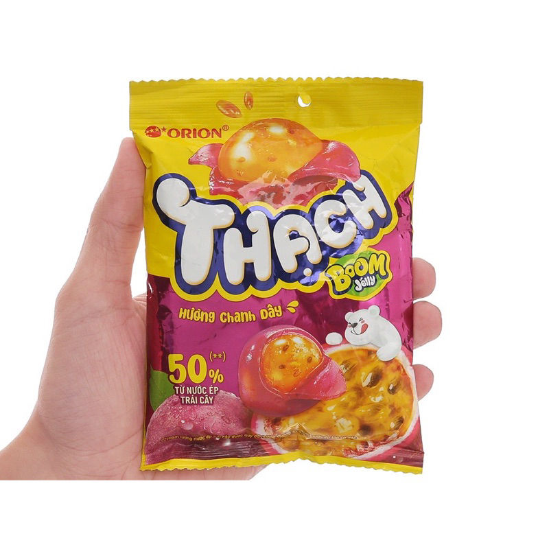 Kẹo Dẻo Boom Jelly gói 25g (Dâu, Nho, Đào)