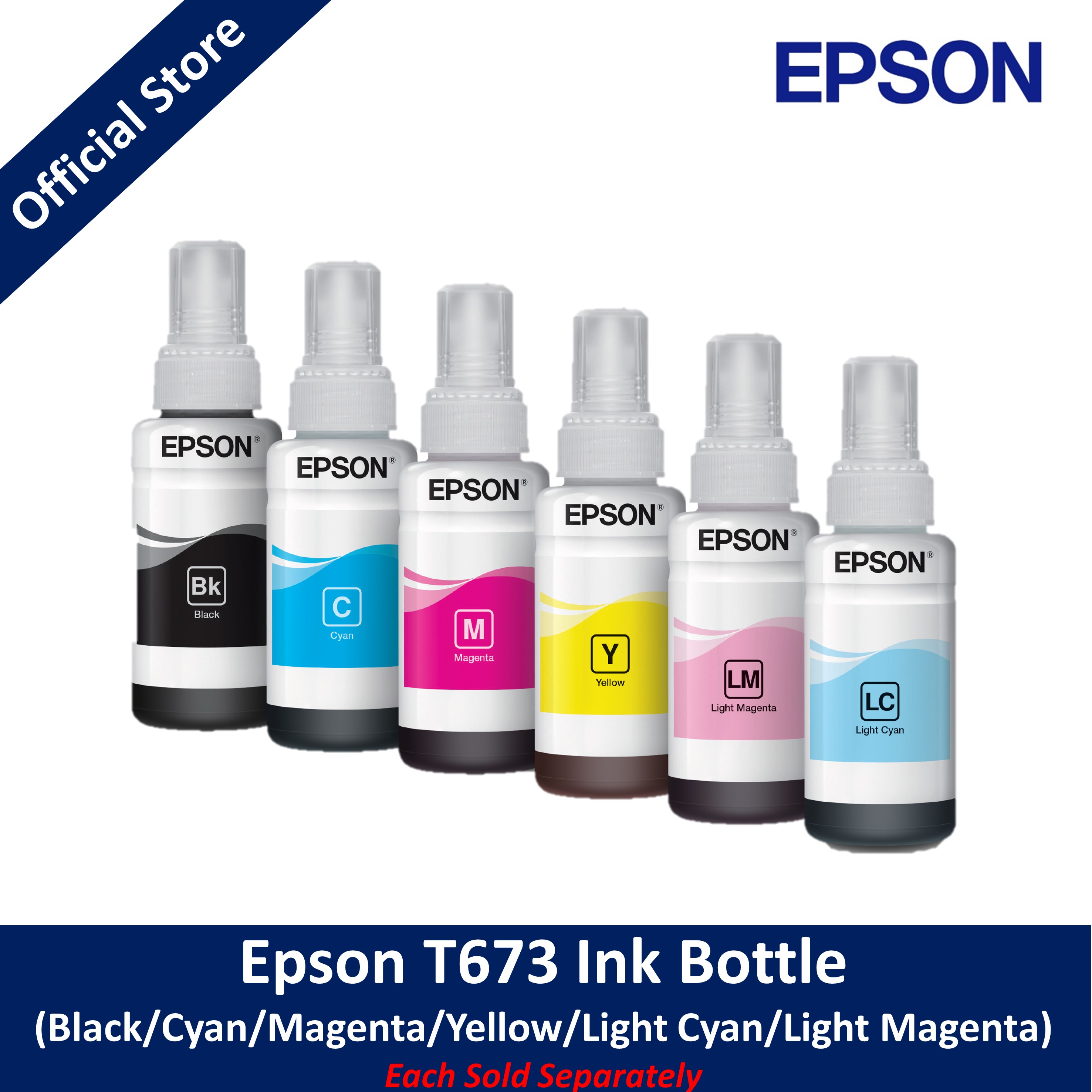 KIT DE 6 TINTAS T673 EPSON L800 – FP Tecnologi System
