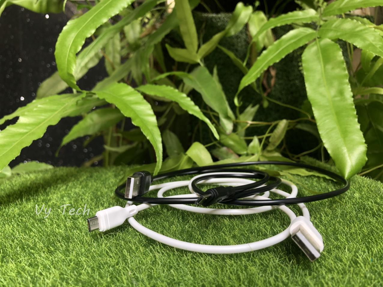 Cáp Sam - Sung Micro 1m zin, hổ trợ sạc nhanh (đen)