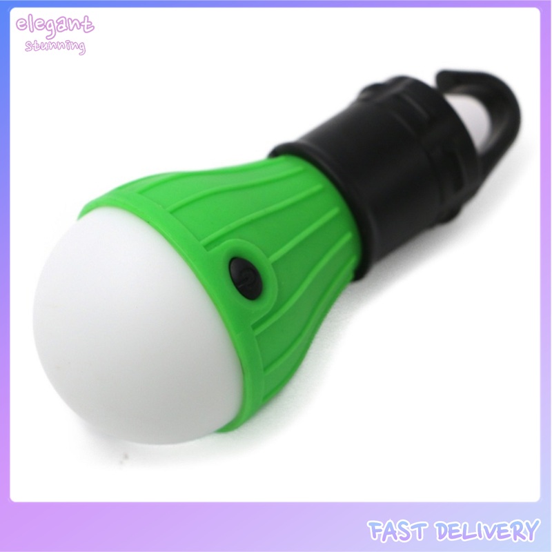 elegantstunning Mini Portable Camping Light Waterproof Tent Light Emergency Lamp Flashlight With Hanging Hook 5188