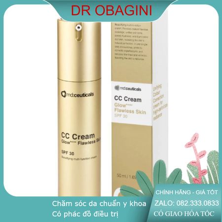 Md: ceuticals cc cream glow flawless skin – kem nền cc spf 30