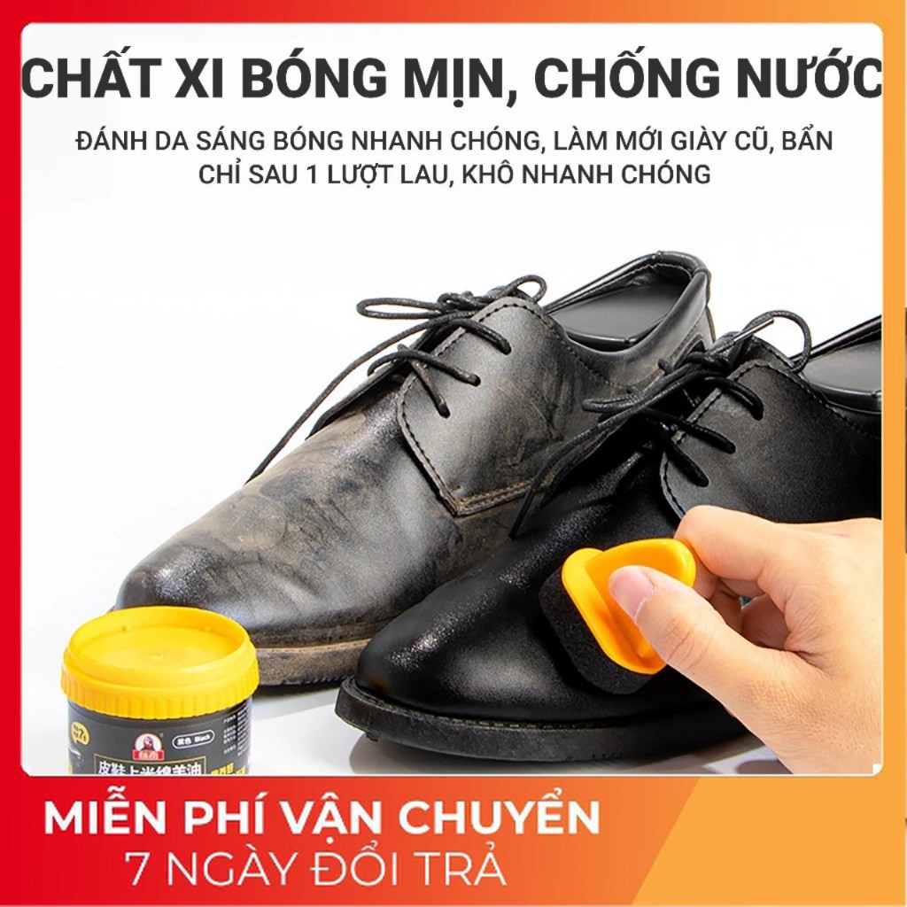 [Xi Giày] Xi Đánh Bóng Giày Da Làm Bóng Nhanh Đồ Da (Phụ Kiện Phú Tỵ)