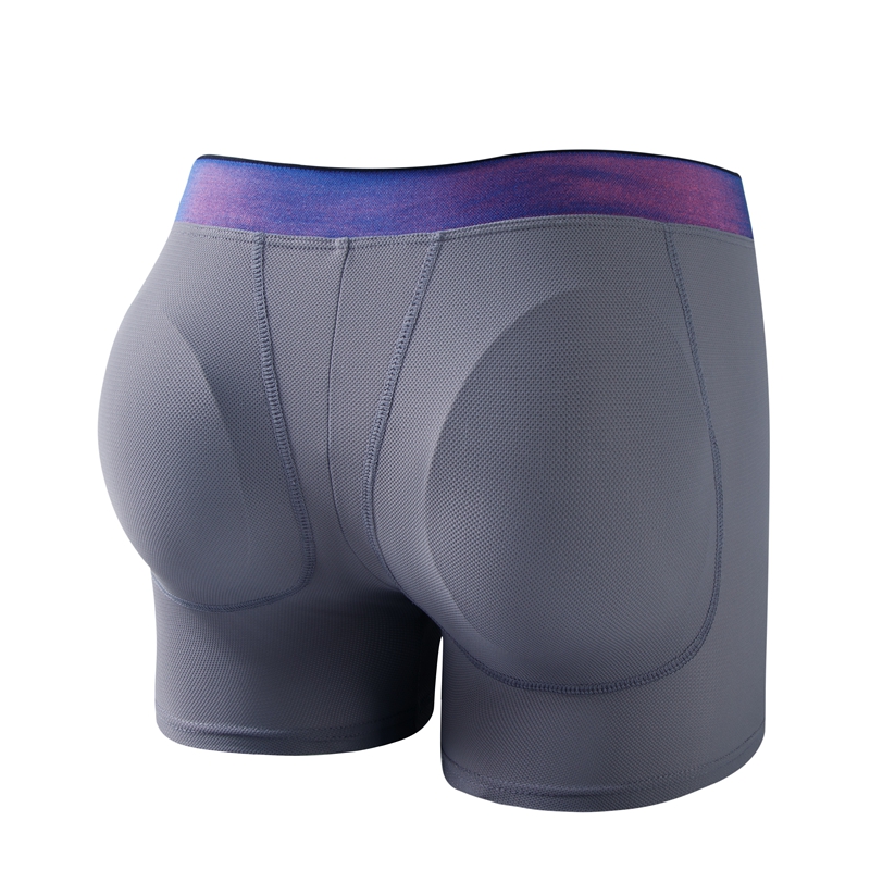 【Limited stock】 Men Padded Enhancer Booty Booster Molded Boyshort Shapewear Underwear Boxer Men's Tuck in And Hip Lifting Shorts Gym Wear.