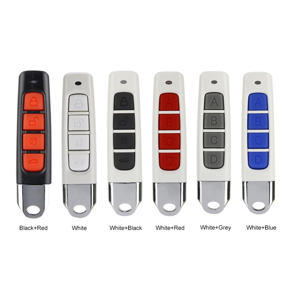 433MHz Remote Controller Plastic 4 Keys Cloning Remote Control Multifunctional Copy Duplicator for Garage Gate