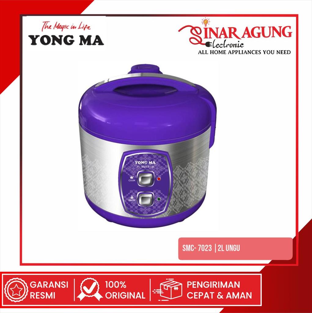 MAGIC COM / RICE COOKER YONG MA / YONGMA SMC7023 / SMC7023 UNGU (2
