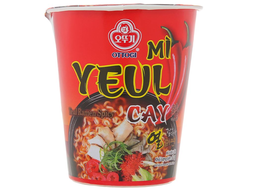 Mì Ottogi Yeul Vị Cay Ly 62g