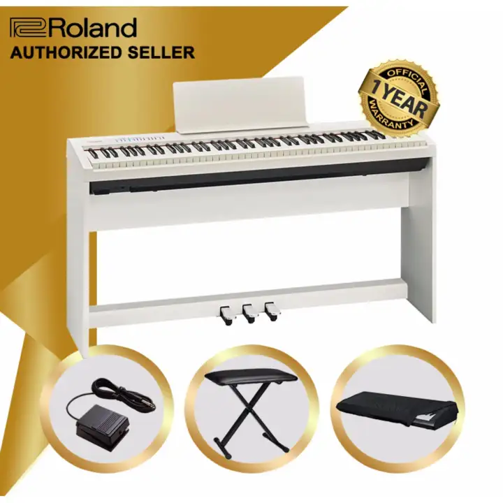 Preorder April May Onwards Authorized Seller Roland Fp 30x White Digital Piano White Fp30x With Foldable Piano Bench And Gator Dust Cover Gkc1648 Lazada Singapore