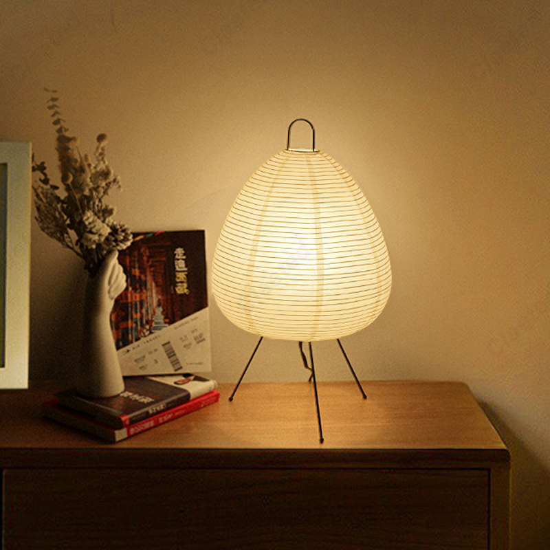 【Limited stock】 Japanese Design Akari Noguchi Yong Table Lamp Rice Paper Standing Lamp Bedroom Home 