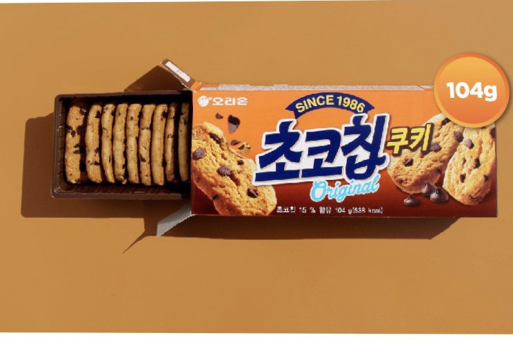 Bánh chocochip cookies Orion Hàn Quốc (104g)