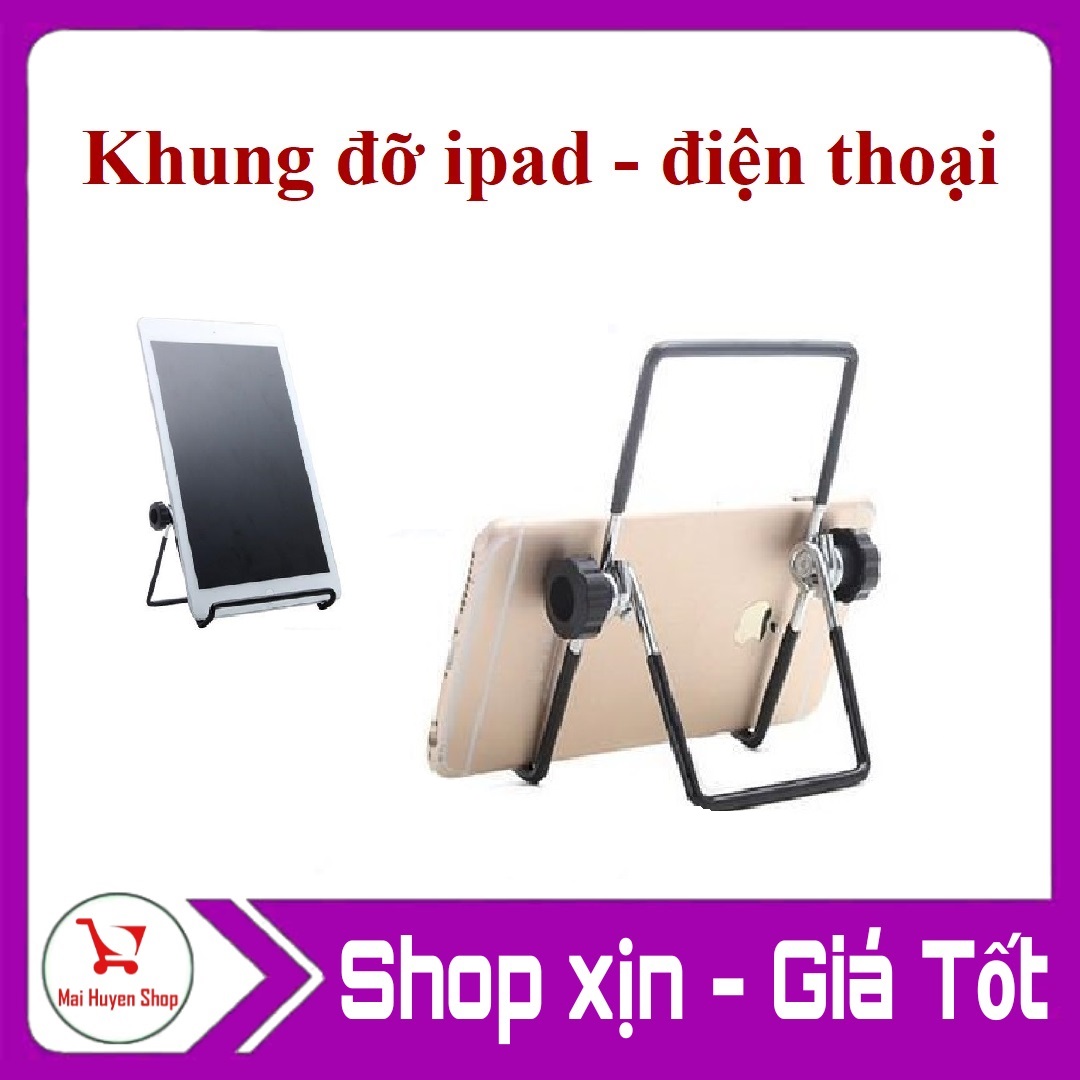 Giá đỡ Ipad 360 khung inox nhỏ