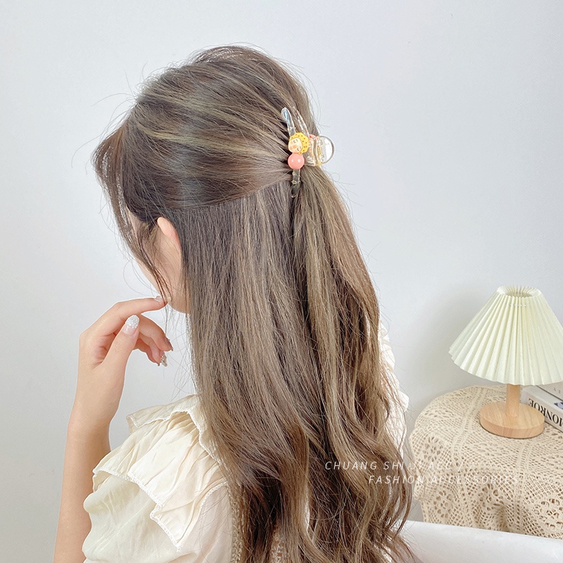 Gấp Tóc Icon Human Nhựa Trong 6cm