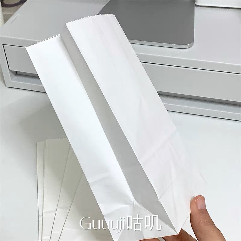 [TG21] Combo 10 túi giấy gói quà màu trắng (9*18cm)