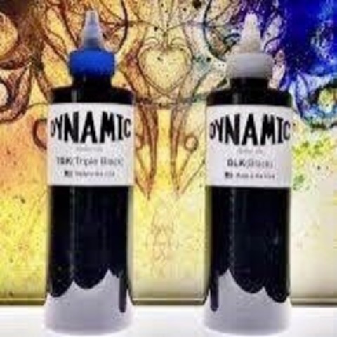 Mực xăm tattoo Dynamic Black TBK 8oz/1oz