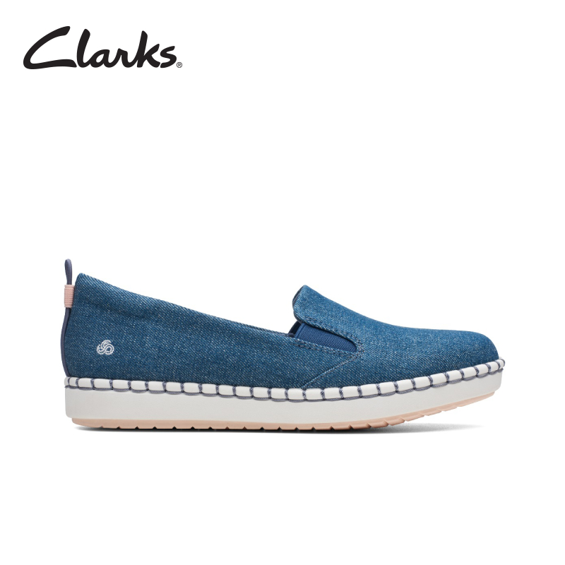 clarks cloudsteppers step glow slip