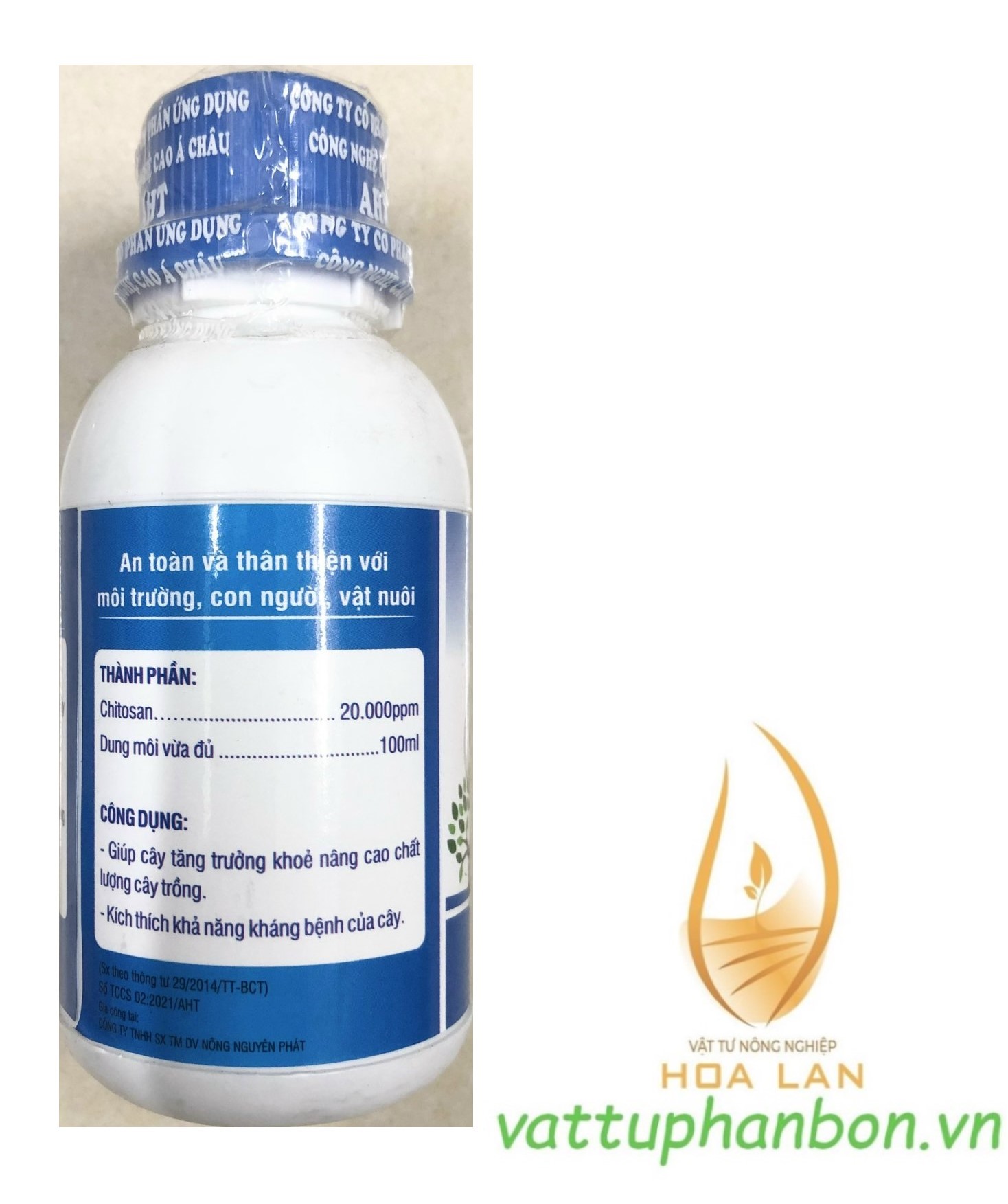 PHÂN BÓN LÁ NANO CHITOSAN AHT - #349A# 100ml