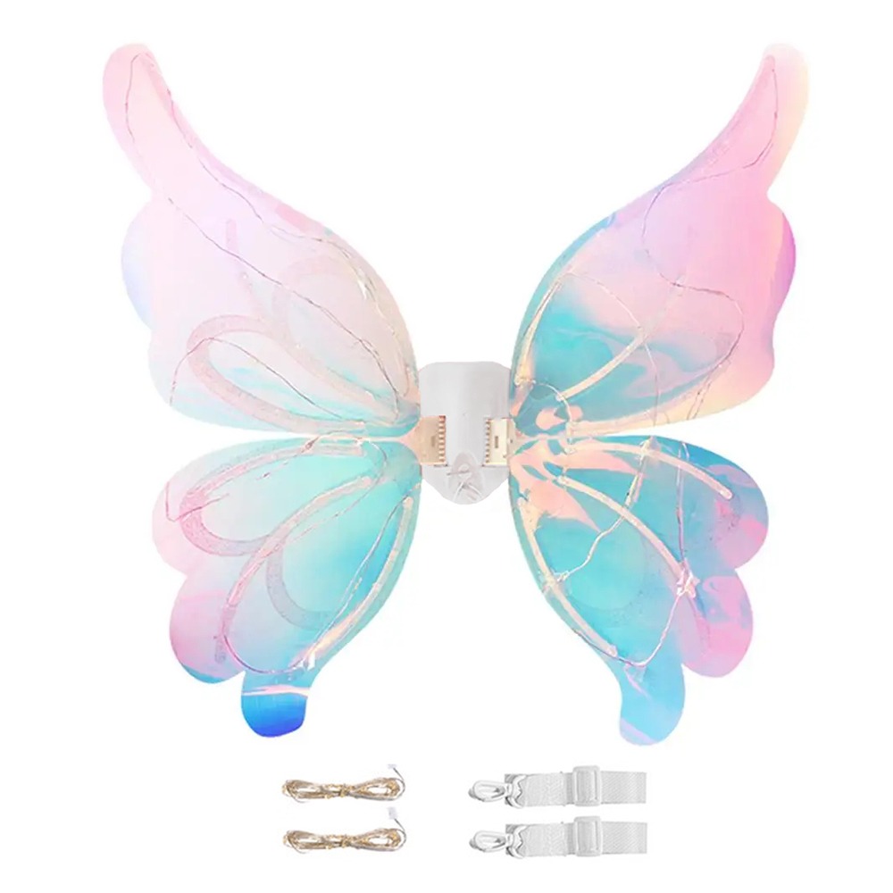 Interesting Creative LED Electric Butterfly Wings with Light Music ...