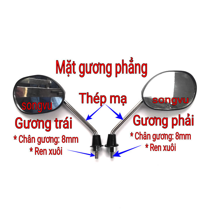Gương xe máy VIVA-SUZUKI (01 đôi)