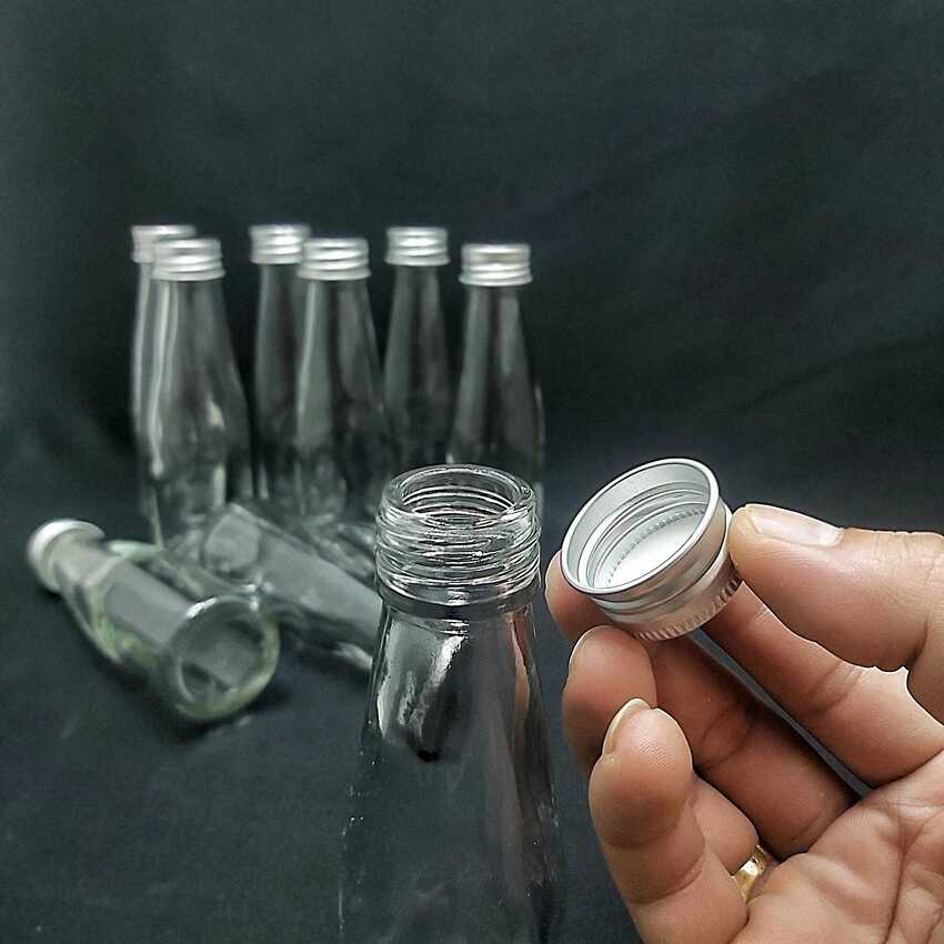 Glass JAR 100ml – Cylinder shape - combo 15 jars