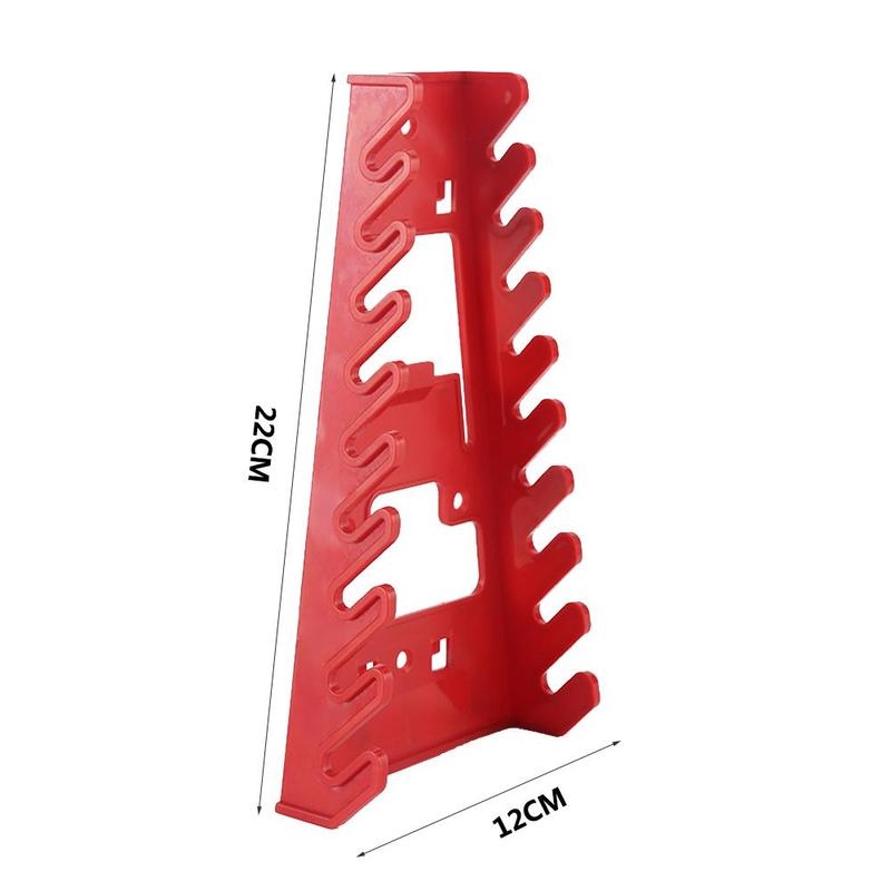 ■ Wall Mounted Tool Organizer Wrench Spanner Sorter Holder Tray Rack Storage Organizer Socket Tool Plastic Storage Tools Household