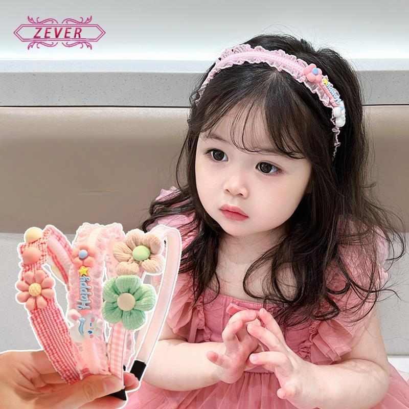 Băng Đô Đính Nơ Hoa Dễ Thương Cho Bé Gái