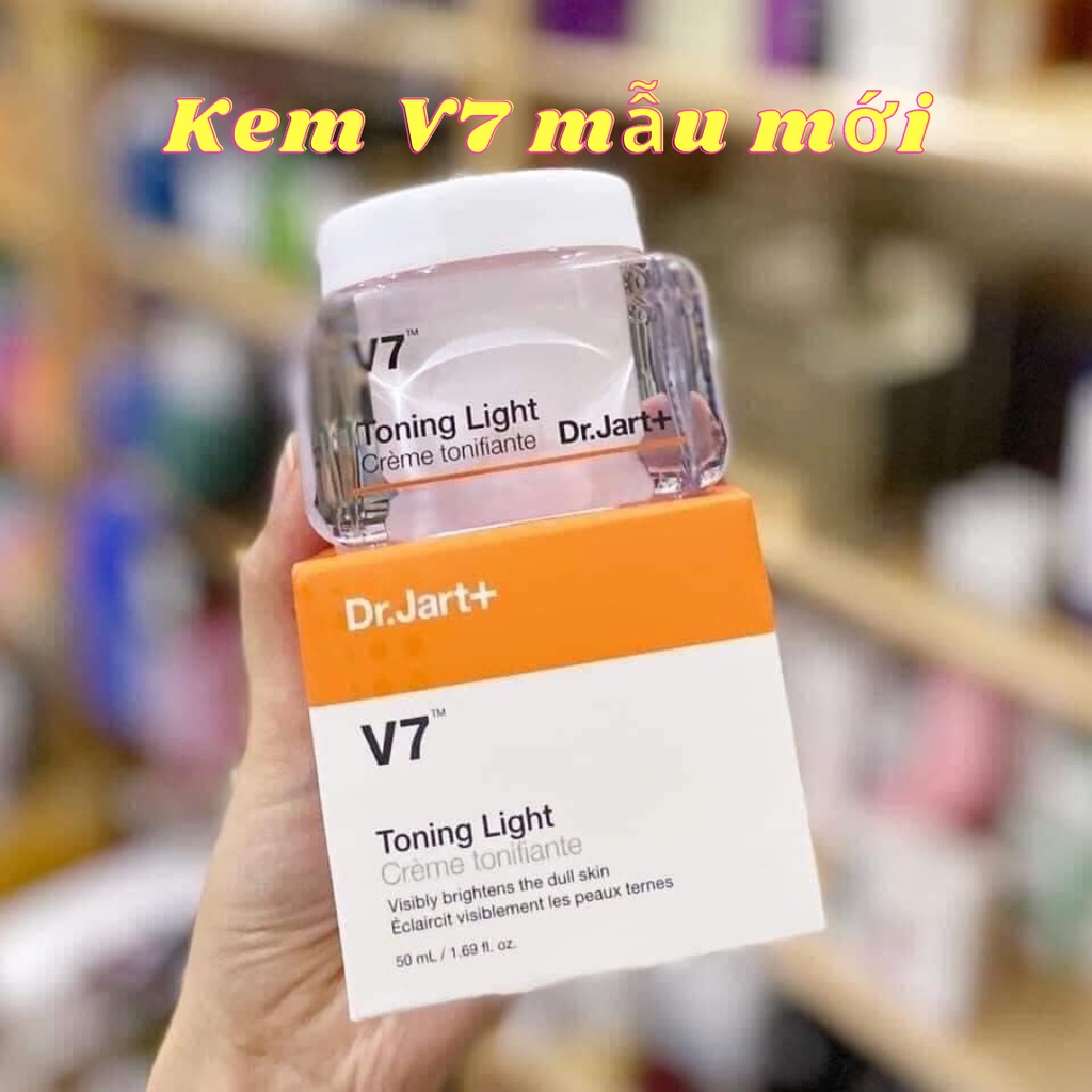 Kem dưỡng trắng da dr jart+ tonight light v7 50ml hộp vuông , dưỡng trắng da , mềm mịn , dưỡng ẩm , mờ thâm , chống lão hóa
