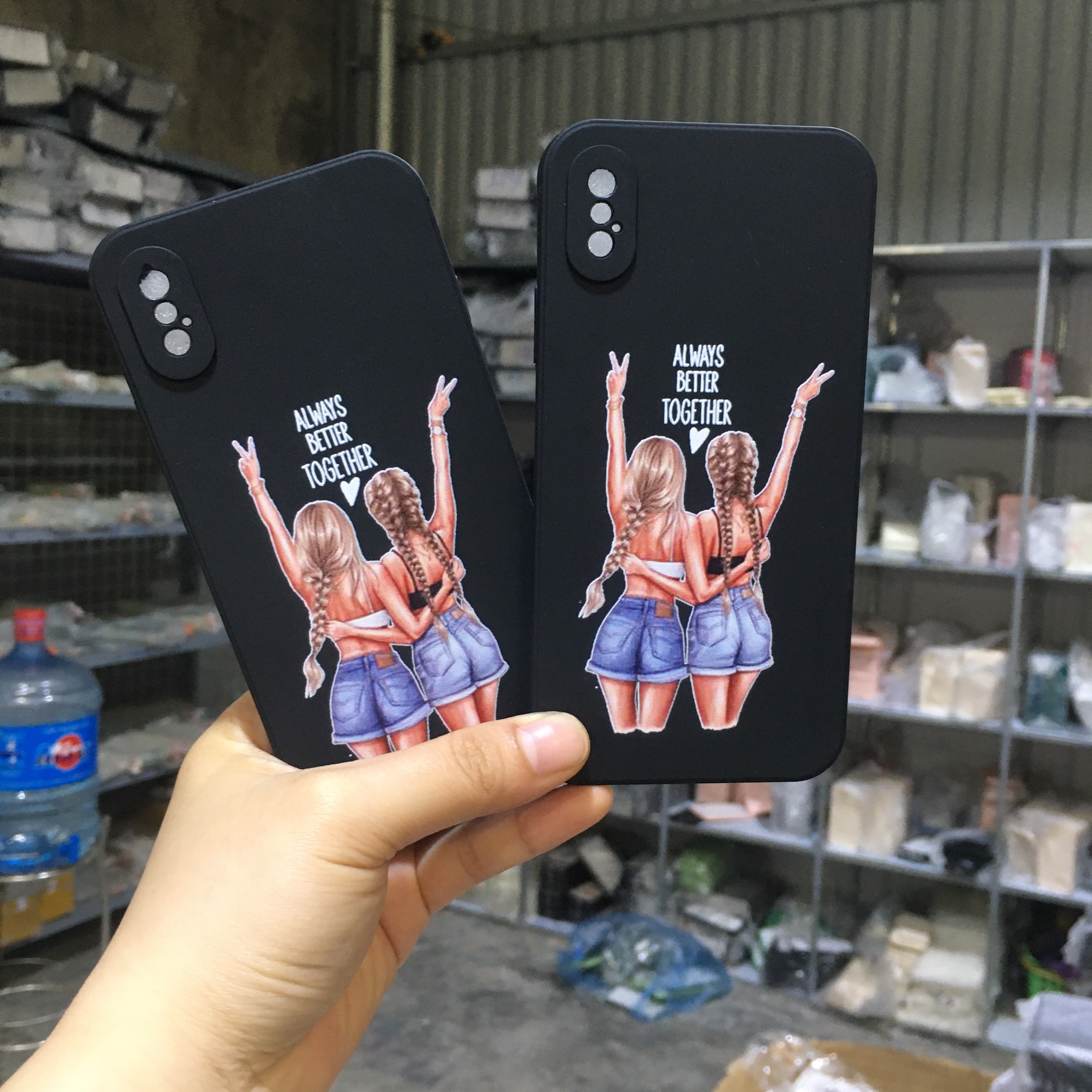 Ốp Lưng Iphone Cạnh Vuông Siêu Hot. TPU  , BVC Cho Iphone6/6s/7/8/7plus/8plus/6plus/6splus/11/11pro//-  SEN CASE