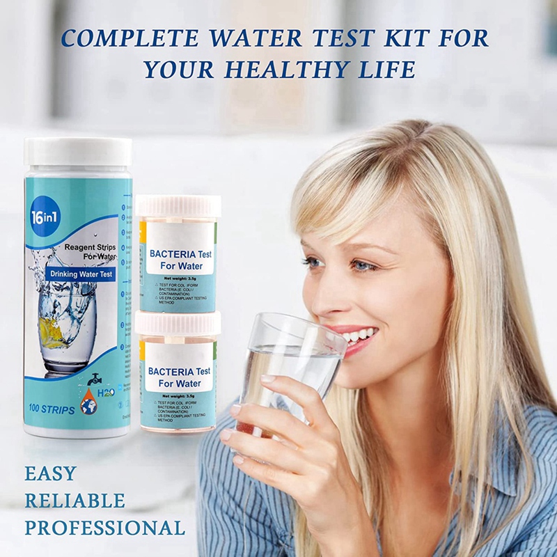 17-In-1 Complete Water Test Kit Water Testing Kits for Home, for Drinking Water Easy Testing, PH, Lead