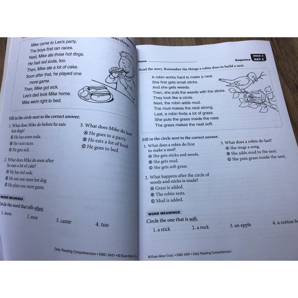 Bộ đẹp 8q - Daily Reading Comprehension - Evan Moor