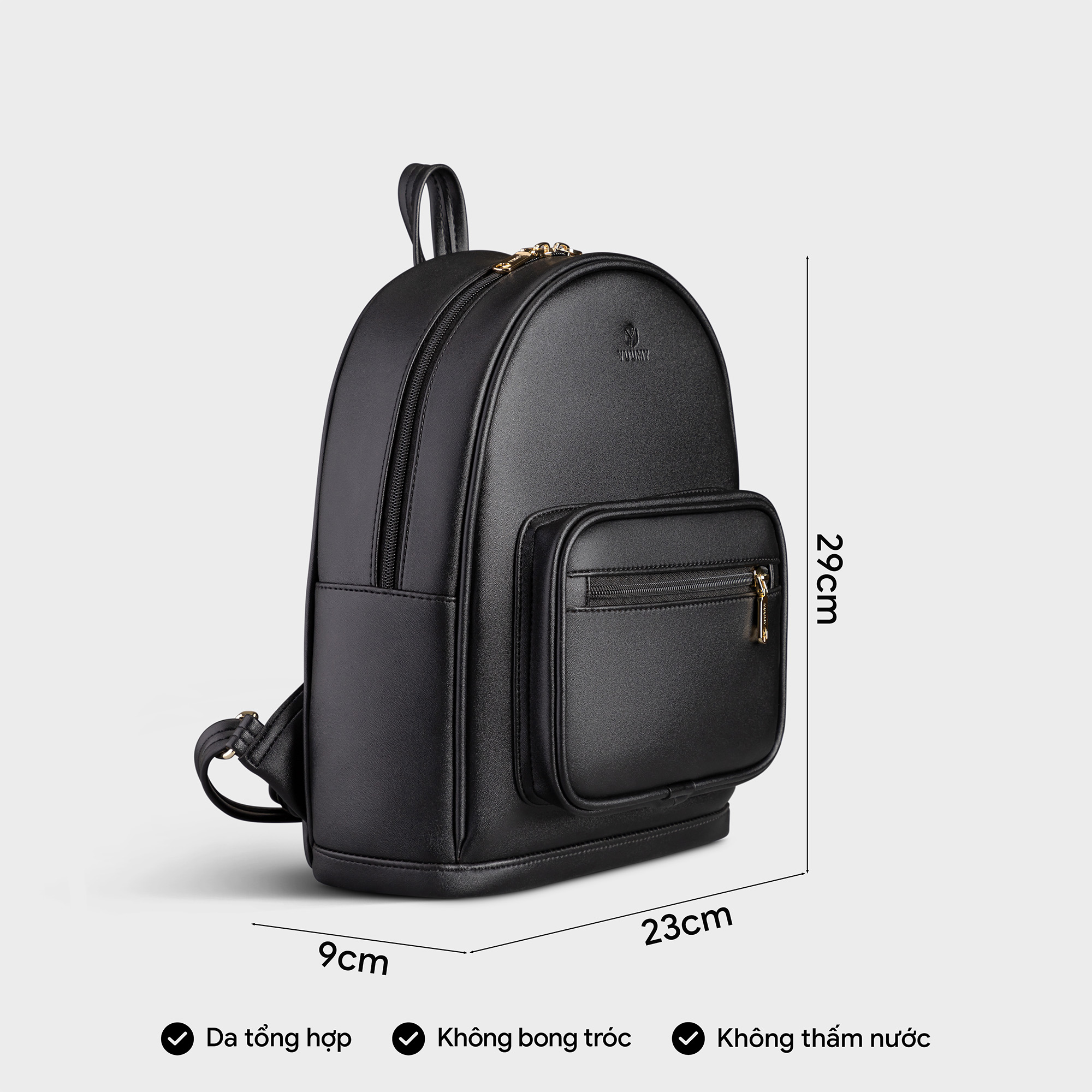 Balo Yuumy (Thời trang nữ tiện lợi cỡ trung - Balo da Seasand YBA70)