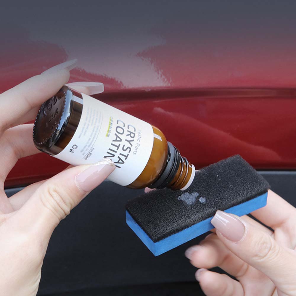 3Pcs Car Plastic Coating Agent 30ml Plastic Parts Crystal Coating