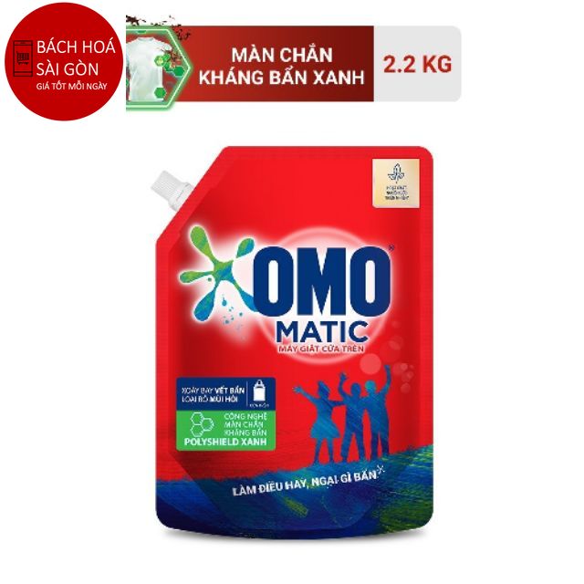 Túi nước giặt OMO Matic 2kg/2.2Kg