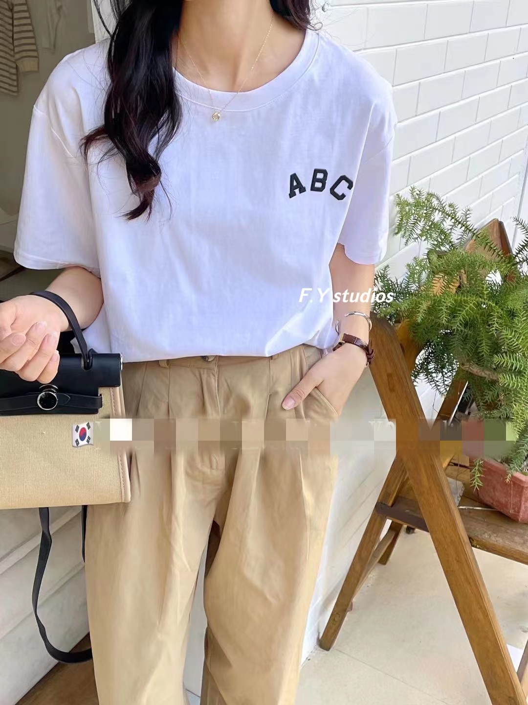 พร้อมส่งจากไทย) รุ่นNO.167 เสื้อยืดแขนสั้นทรงหลวมสไตล์