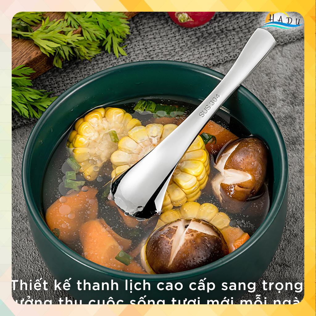 Muỗng Inox 304 Lòng Sâu Dày Dặn CCKO, Thìa Ăn Cơm, Súp, Phở Siêu Bền, Đúc Nguyên Khối Không Cong Vênh, Cầm Chắc Tay, Sang Trọng