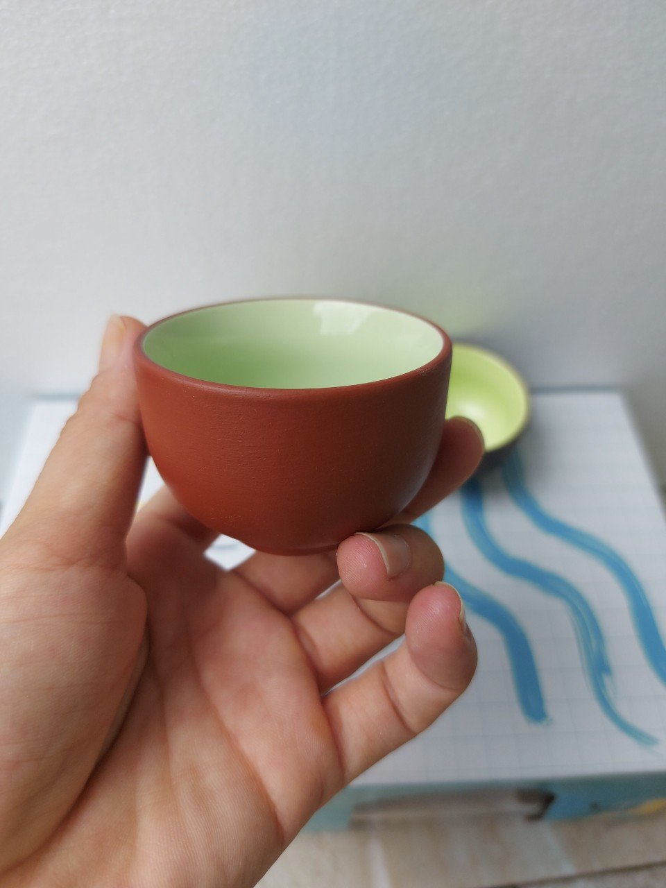 Set 06 Chén Uống Trà Đất Nung Bát Tràng