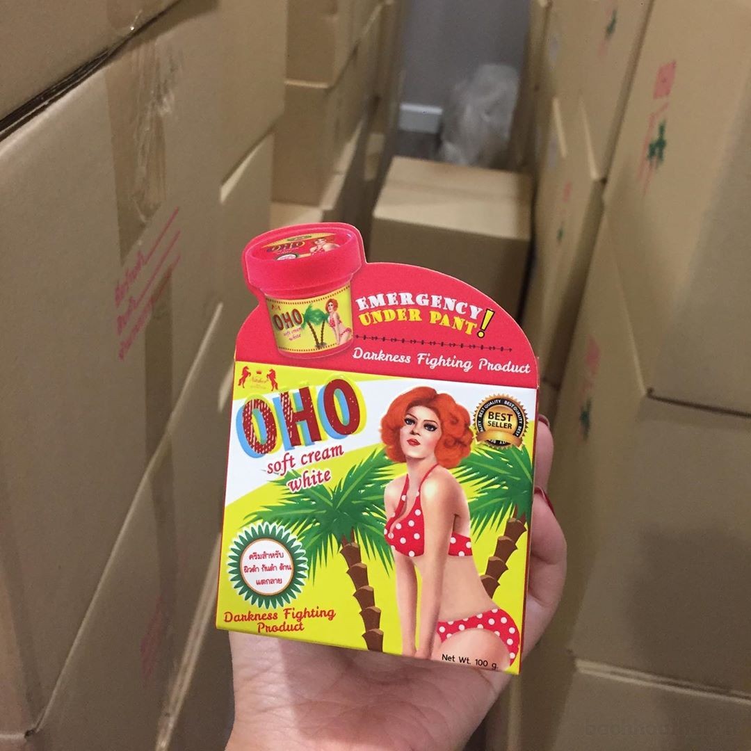 Kem khắc phục thâm rạn da Nitcher Oho Soft Cream White 100gr Thái Lan