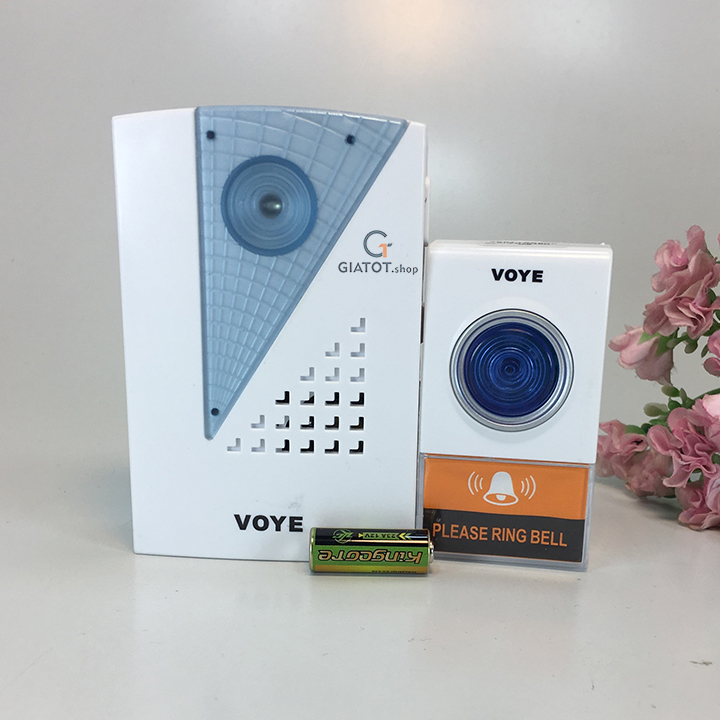 Chuông cửa đôi dùng pin VoYe V001A2