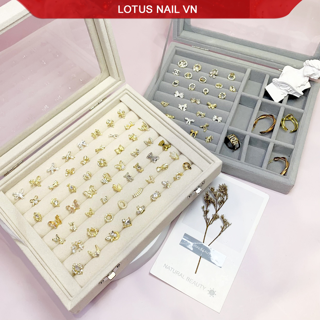 Charm nail, charm đá gắn móng hàng cao cấp bảng 4