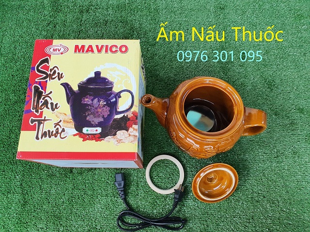 [MAVICO] SIÊU NẤU THUOC - ẤM NẤU THUOC BẮC 3L