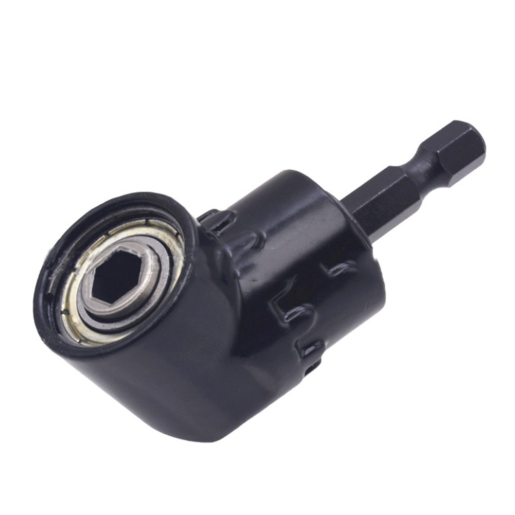 1Pcs Right Angle Drill Adapter Attachment Impact Driver Extension Hex Bit Socket 1/4" Durable Lasting To Use
