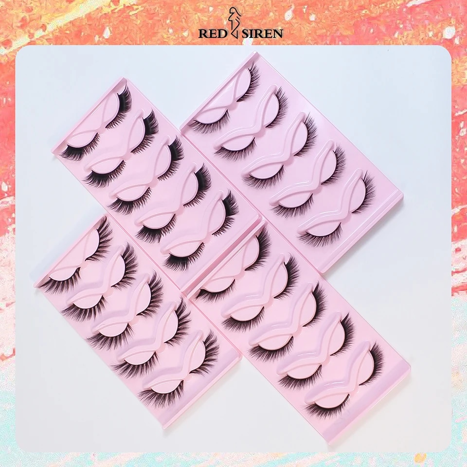 RED%20SIREN%20Cat%20Eye%20Lashes%205%20Pairs%20Winged%20Wispy%20Natural%20False%20Eyelashes%20Makeup%20Fox%20Eye%20Faux%20Mink%20Eyelashes%20-%20Image%205