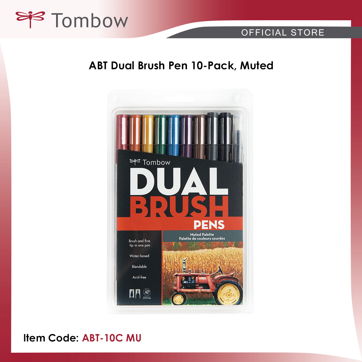 Tombow DUAL BRUSH Pen Set ~ 10 Pack ~ YOU CHOOSE!