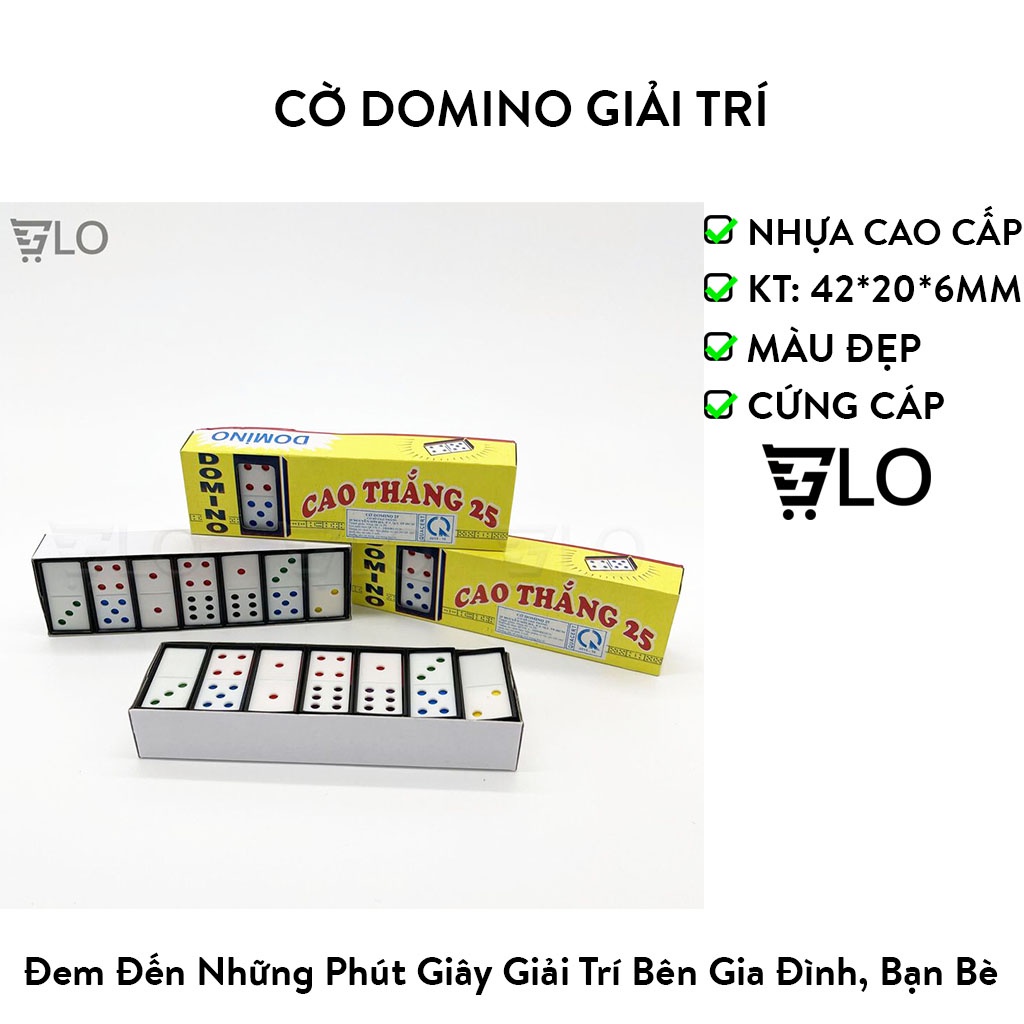 Cờ Domino Giải Trí Loại Đẹp Nhựa Tốt