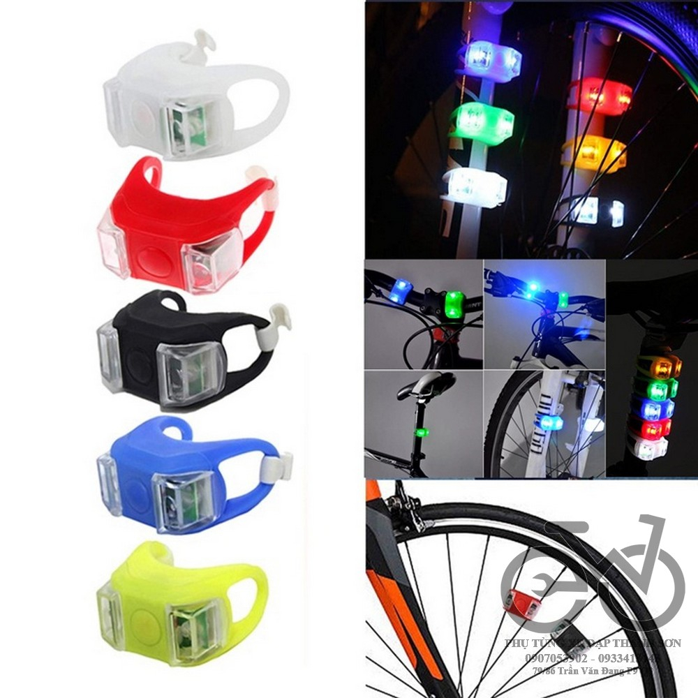 Đèn Ếch Silicon Gắn Xe Đạp Với 2 Bóng LED Và 3 Chế Độ Sáng ( giao màu ngẫu nhiên)