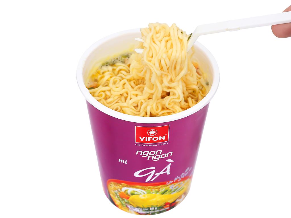 Thùng 24 ly mì gà Vifon Ngon Ngon 60g