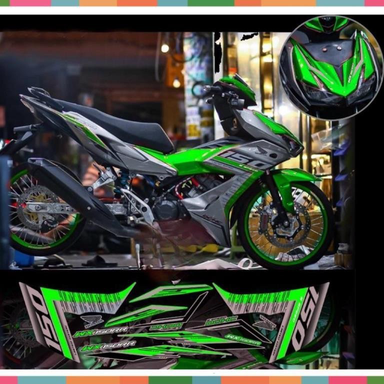 Tem rời xe Winner X V2 mẫu 155 phối đủ màu