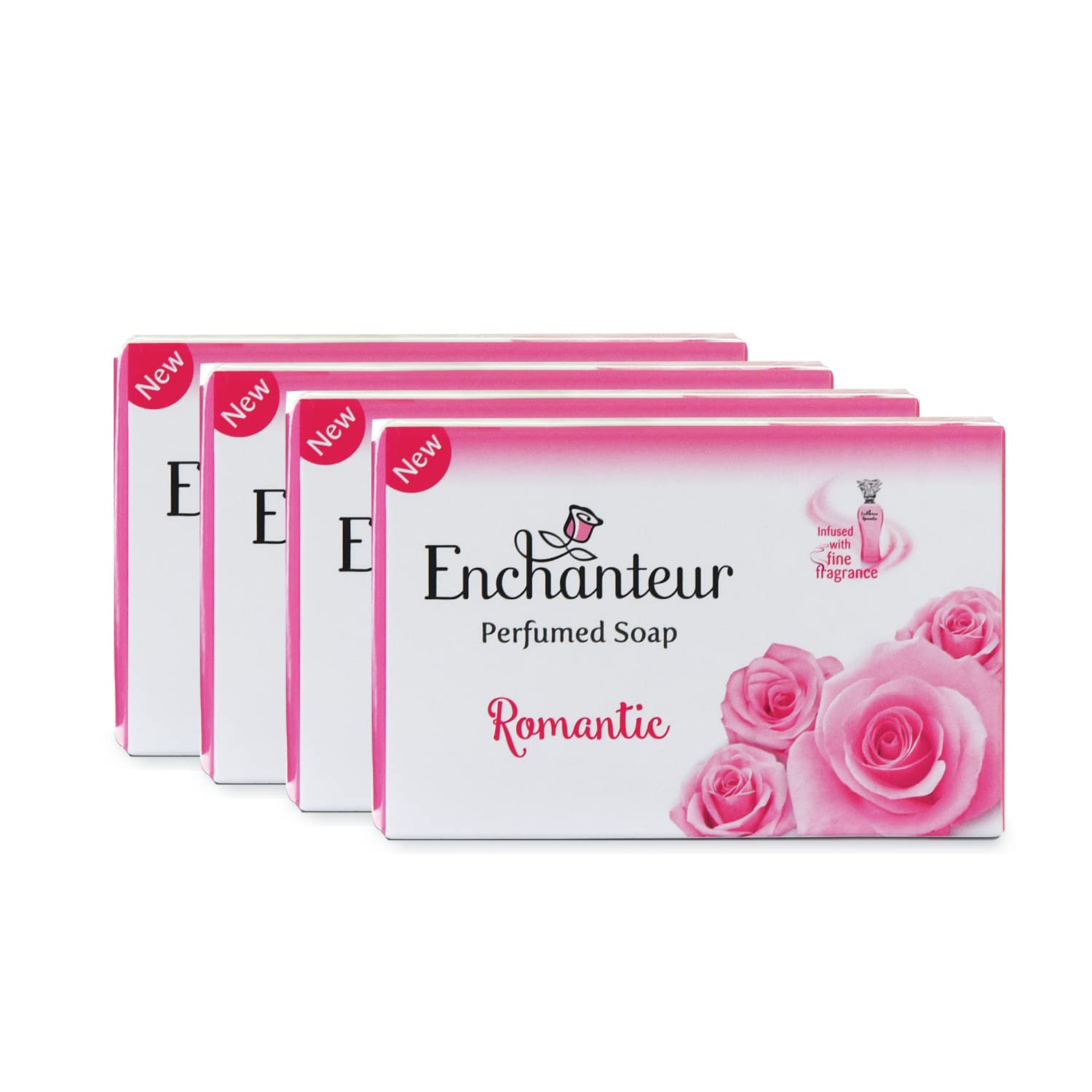 ENCHANTEUR Deluxe Perfumed Soap Romanic 90G X (4 Packs) Lazada