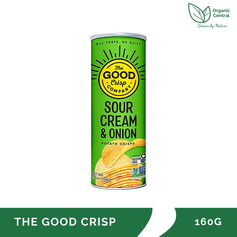 The Good Crisp Company Sour Cream & Onion Gluten Free Potato Chips 160g